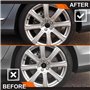 4 pièces Auto Cache Moyeux pour Alfa Romeo 159 156 Giulietta Mito Giulia Spider Brera 60mm, Cache de Roue Centrale Centre Roue C