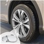 4 pièces Auto Cache Moyeux pour Alfa Romeo 159 156 Giulietta Mito Giulia Spider Brera 60mm, Cache de Roue Centrale Centre Roue C