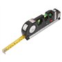 Mesure du niveau 4 en 1, appareil de mesure du niveau à bulle, mesure du niveau multifonction de l'horizon vertical 0-15 cm