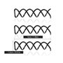 LEBQ Pin à Cheveux en Spirale Pin Spiral Épingle à Cheveux en Spirale Style de Cheveux Bricolage 20 Pièces (Noir