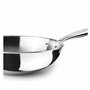 IBILI - Wok Triply Natural 30 cm, acier inoxydable, convient pour induction, sans antiadhésif