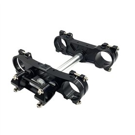 Pontets Guidon Moto pour HUAQVARNA CNC Triple Tree Clamps Tige De Direction Et Support De Guidon Riser Mount Clamp Moto Ensemble