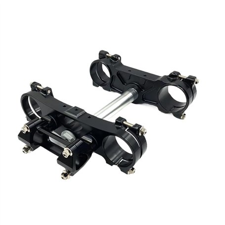 Pontets Guidon Moto pour HUAQVARNA CNC Triple Tree Clamps Tige De Direction Et Support De Guidon Riser Mount Clamp Moto Ensemble