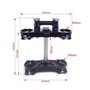Pontets Guidon Moto pour HUAQVARNA CNC Triple Tree Clamps Tige De Direction Et Support De Guidon Riser Mount Clamp Moto Ensemble