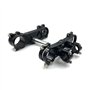 Pontets Guidon Moto pour HUAQVARNA CNC Triple Tree Clamps Tige De Direction Et Support De Guidon Riser Mount Clamp Moto Ensemble
