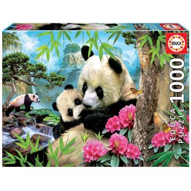 Educa - Puzzle de 1000 pièces pour Adultes | Pandas. À partir de 14 Ans (17995)