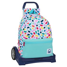 Cartable à roulettes Benetton Painting Multicouleur