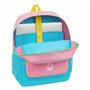 Sacoche pour Portable Benetton Color Block 15,6'' Jaune Rose Turquoise