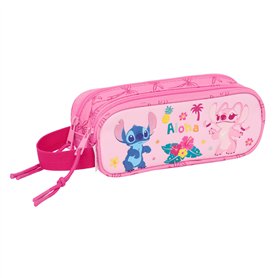 Fourre-tout Lilo & Stitch Chill Rose Menthe 21 x 8 x 6 cm