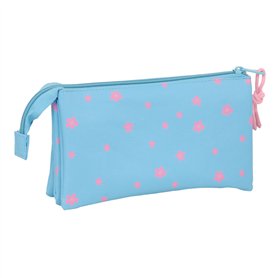 Fourre-tout Lilo & Stitch Happy Bleu ciel 22 x 12 x 3 cm