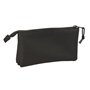 Trousse Fourre-Tout Triple Atlético Madrid Noir 22 x 12 x 3 cm