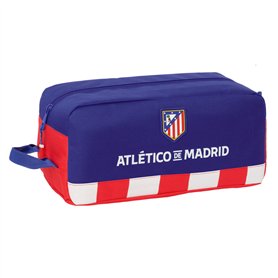 Range-Chaussures de Voyage Atlético Madrid Bleu Blanc Rouge 34 x 15 x 18 cm