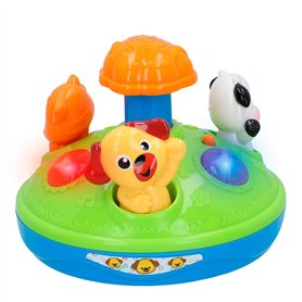 winfun ColorBaby 46313 Peonza « Mes Amis Les Animaux » avec lumières et Sons