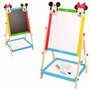 WOOMAX Disney 48739 Tableau double face Minnie et Mickey en bois pour enfants