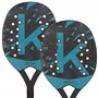 AKTIVE Ensemble de Raquettes de Padel de Plage avec Ballon et Sac de Transport, Design perforé, légères et résistantes, idéal po