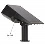 AKTIVE 85496 Lot de 6 balises solaires LED 2 en 1, lumière chaude 5-10 lumens, avec piquet ou montage mural, sans câbles, étanch