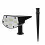 AKTIVE 85496 Lot de 6 balises solaires LED 2 en 1, lumière chaude 5-10 lumens, avec piquet ou montage mural, sans câbles, étanch