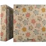 Unipapel | Classeur anneaux Kraft recyclé | A4 | 4 anneaux mixtes 40 mm | Uninature Design | Tortues | FSC Recycled 100%