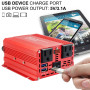 Convertisseur Onduleur Voiture 500 W 12 V CC vers 110 V CA 60 Hz avec Deux Ports USB Et Ports Charge Rapide Adaptateur Chargeur 