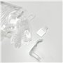 Lot de 100 paquets de 100 porte-prix 26 x 26 mm, étiquettes de prix avec accessoire adaptateur, porte-prix étagère couleur trans