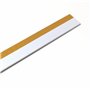 Lot de 50 porte-prix avec adhésif pour étiquettes de 30 mm Blanc 1 m