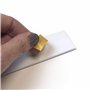 Lot de 50 porte-prix avec adhésif pour étiquettes de 30 mm Blanc 1 m