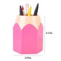 Pot à Crayons Lot de 5 Assortd Couleur Stylo Vase Pot à Crayons Maquillage Brosse Support Organiseur de Bureau Papeterie Organis