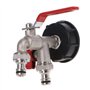 IBC S60X6 Robinet Laiton de Vidange Double Sortie