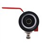 IBC S60X6 Robinet Laiton de Vidange Double Sortie,DOUBLE VANNES 1/2" Diamètre de Sortie 1/2", Diamètre d'entrée 60mm, Sortie Rac