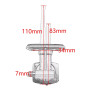 Fuel Pumps pour Blaster 200 pour YFS200 1988-2006 pour YFM600 Big Bear pour YFM250 pour YFM350 Moto Petcock Robinet Carburant so