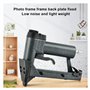 Pistolet agrafeur pneumatique sans huile Pistolet à ongles pneumatique 1/4 pouces, agrafeuse for le travail du bois, clouage rap