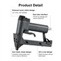 Pistolet agrafeur pneumatique sans huile Pistolet à ongles pneumatique 1/4 pouces, agrafeuse for le travail du bois, clouage rap