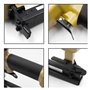 Pistolet agrafeur pneumatique sans huile Agrafeuse pneumatique for charpente de calibre 20, pistolet à clous pneumatique 1022J, 