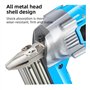 Pistolet agrafeur pneumatique sans huile Pistolet à clous électrique 220 V for le travail du bois Cloueuse électrique droite 2 3