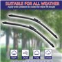 Remplacement d'essuie-glace Balais d'essuie-glace avant compatible avec Citroen C4 2004-2010 Pare-brise Pare-brise Fenêtre 28"+2