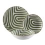 Assiettes Versa Vert Porcelaine