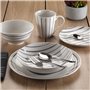 Assiettes Versa Gris Porcelaine