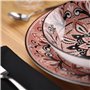 Assiettes Versa Rose Porcelaine 18 Pièces