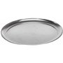 García de Pou Assiette à Pizza Plate 28 cm Argente Aluminium