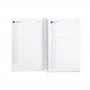 Miquelrius - Agenda annuel 2023 - Jour Page - Taille active 117 x 182 mm - Couverture rigide - Reliure spirale - Espagnol, Angla