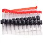 REYOK Diode Schottky 15SQ045 (15A 45V) Axiale 15SQ045 (15 ampères 45 volts) pour Diodes de Protection de Refusion Parallèle à Pa