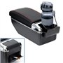 OYHCM Pour Renault Clio-3 Clio 4 boîte de Repose-bras à double Couche boîte de Rangement de Console Centrale de Voiture accoudoi