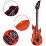Jeu Gonflable de Accessoires D'étoile de Roche, 80s Rock Concert Thème Décorations de Fête, Rock and Roll Party Favors Supplies,