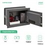 ARREGUI Print 141520 Coffre-fort mural avec ouverture par empreinte digitale ou avec code | Coffre-fort avec lecteur biométrique