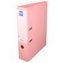 Classeur Plus Office Folio Rado à levier super fort grande capacité Dos 80 mm Rose pastel