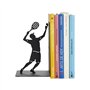 Balvi Serre-Livres Match Ball Couleur Noir Soutien aux Livres de bibliothèque avec Un Joueur de tenni