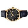Festina Montre pour Homme F20010/4 Swiss Made Boîtier en Acier Inoxydable Doré Bracelet en Cuir Noir