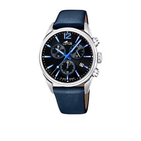 Lotus Hommes Analogique Quartz Montre avec Bracelet en Cuir 18691/6