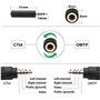 Padarsey Câble auxiliaire audio vidéo 3,5 mm vers RCA AV caméscope 3,5 mm mâle vers 3 RCA mâles Câble auxiliaire stéréo audio vi