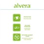 Avizor Alvera - Solution pour Lentilles avec Aloe Vera - Pack 2x350ml + Flacon 100ml Idéal pour les Voyages - Nettoyage et Désin